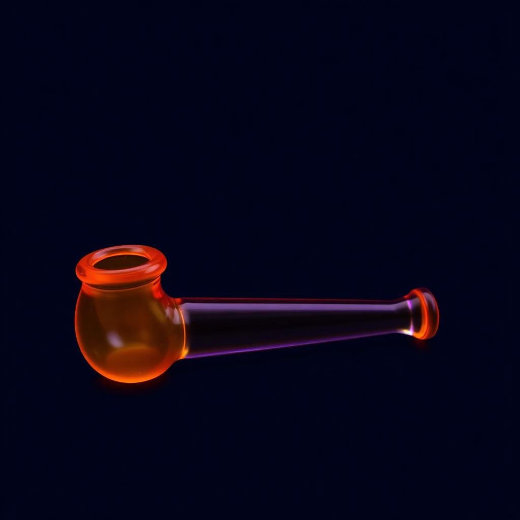 Amber Steamroller glass piece