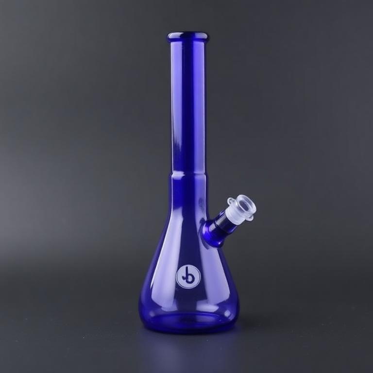 Cobalt Blue Beaker Bong