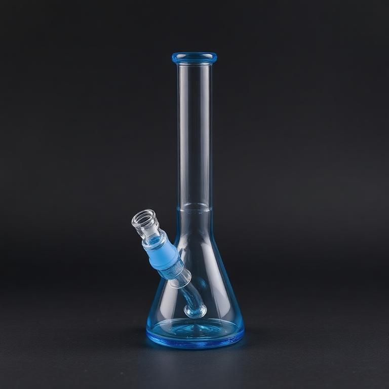Sky Blue Mini Beaker glass piece