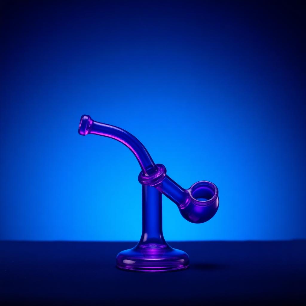 Purple Sherlock Pipe glass piece